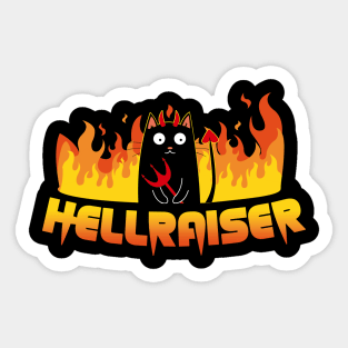 Hellraiser cat Sticker